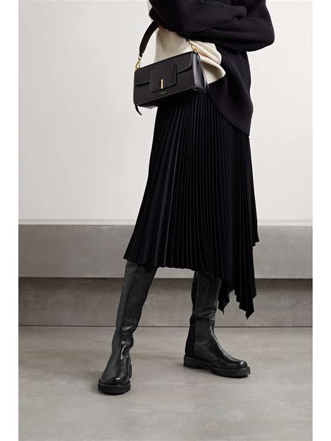 STUART WEITZMAN 5050 Lift leather and stretch over-the-knee boots | NET ...