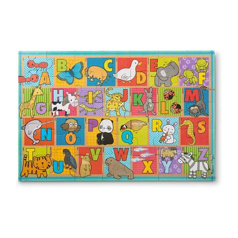 Melissa & Doug Natural Play Floor Puzzle - ABC Animals | Melissa And ...