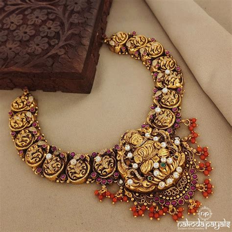 Silver Gold Plated Necklaces – Page 6 – Nakoda Payals