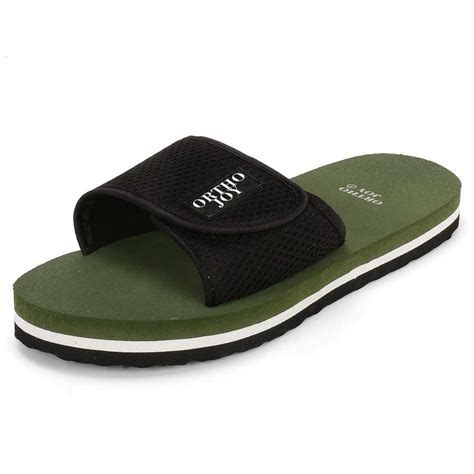 ORTHO JOY Doctor Slippers & Flip-Flops for Men – Orthopedic Comfort ...