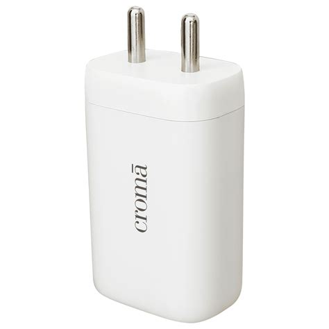 Buy Croma 65W Type A & Type C 3-Port GaN Charger (Type C Cable, Over ...