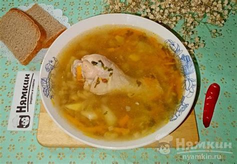 Шахтерский суп Конопушки с гречкой и курицей рецепт пошаговый с фото ...