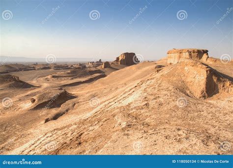 Dasht-e Lut Desert Near Kerman, Iran Stock Photo - Image of dust ...