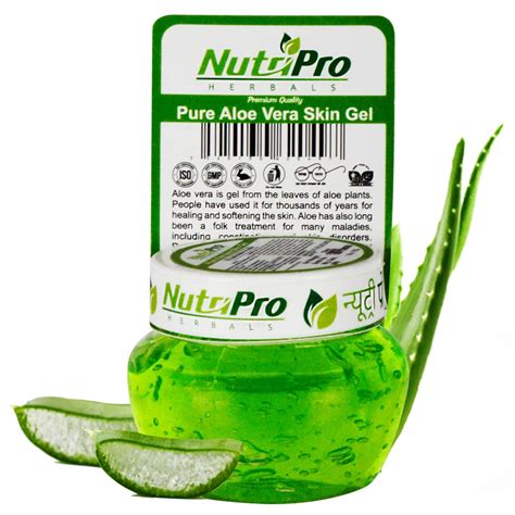 NutriPro Pure Aloe Vera Skin Gel 120 ml |With Pure Aloe Vera & Vitamin ...