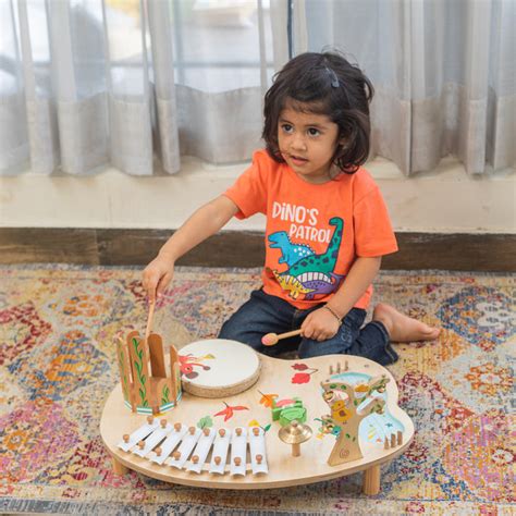 Happy Feet Musical Table – Wood-O-Kidz