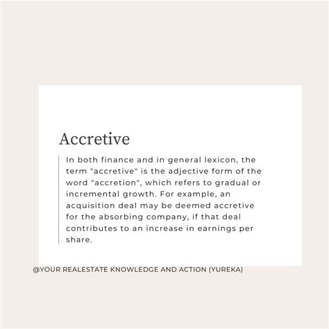 Define Accretive