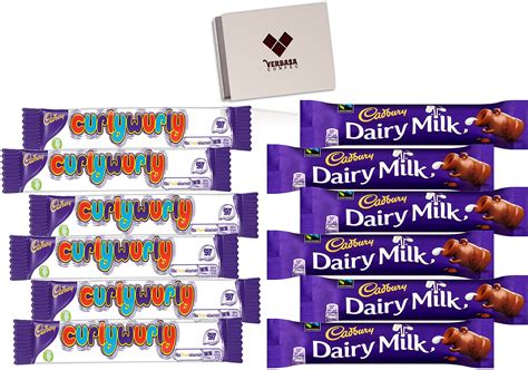Buy VERBASA - Cadbury Curly Wurly Bar 21.5g - Cadbury Dairy Milk 45g ...