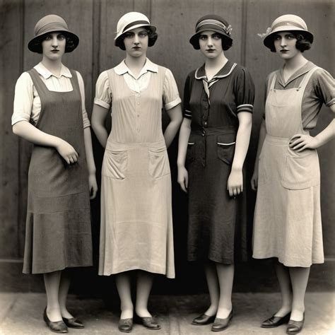 working class women s attire in the 1920s Prompts | Stable Diffusion Online
