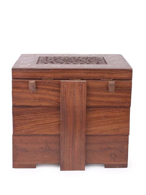 Wood 3-Step Storage Box: Functional Beauty | Shop Now