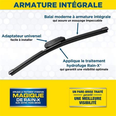 Lames d'essuie-glace hydrofuges Rain-X Latitude | Canadian Tire