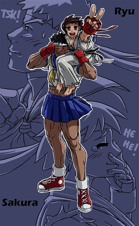 Pin de Brisk Might em Sakura Kasugano | Personagens street fighter ...