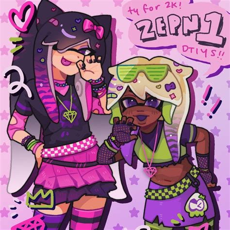 scenecore inkling idol ocs | Splatoon, Cute drawings, Character design