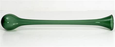 English Traditional "Yard of Ale" Drinking Vessel of Green Glass at 1stDibs | vintage yard of ...