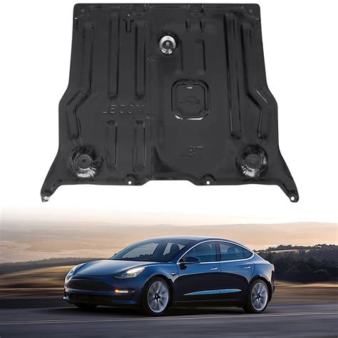 Front Skid Plate for Tesla Model 3 / Model Y, Under Engine Guard Cover Splash Shield Cover ...