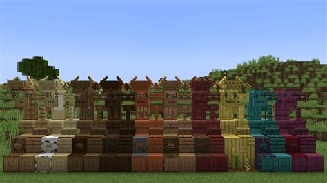 Every 1.20 wood type and all variants! : r/Minecraft