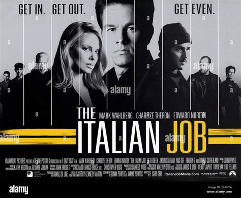 Italian job film poster hi-res stock photography and images - Alamy