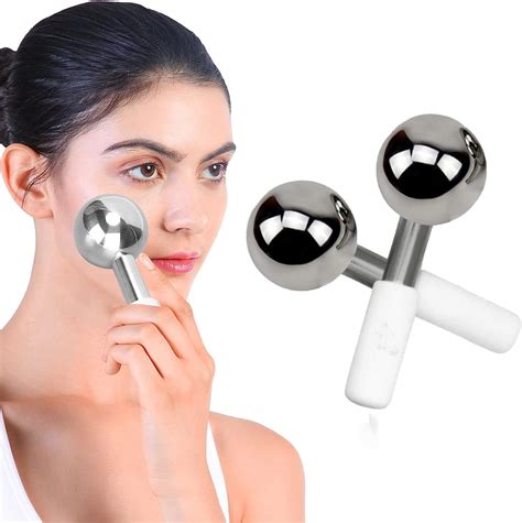 Mokshith Ice Globes for Face & Eyes, Unbreakable Stainless Steel Cryo ...