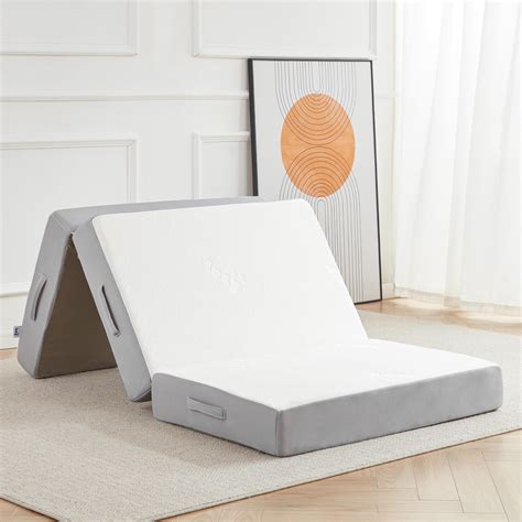 Amazon.com: Lazyzizi Folding Mattress, 6 Inch Memory Foam Tri-fold ...