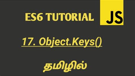 Image result for JavaScript ES6 Tutorials in Tamil