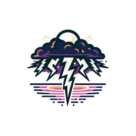 Free Thunder Lightning Clipart Template to Edit Online