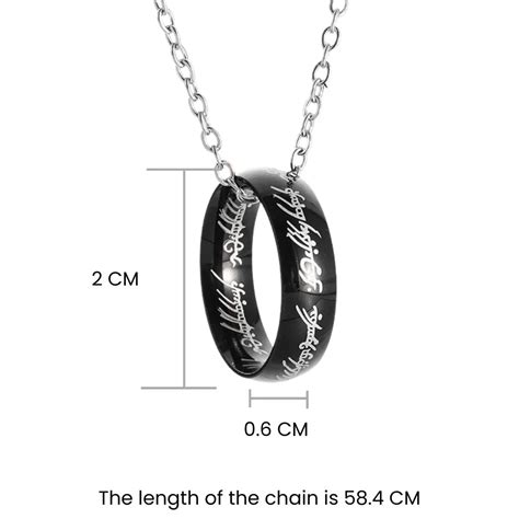 Promise Ring Chain - Black | Salty – Salty Accessories