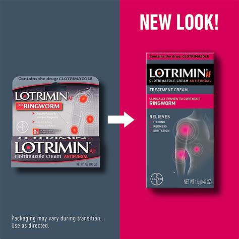 Lotrimin AF Ringworm Cream 1% Clotrimazole - Effective Antifungal ...