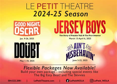 2024-25 Season - Le Petit Theatre
