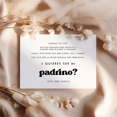 Stylish Quieres ser mi padrino Godfather card | Zazzle | Invitations ...