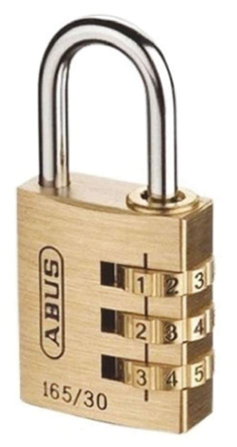 XR0165 30 ABUS | ABUS Combination Weatherproof Brass, Steel Combination ...