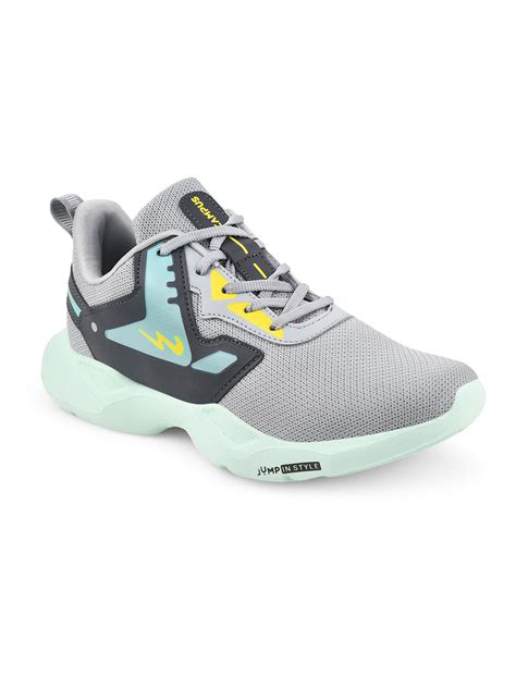 Buy Running Shoes For Kids: Bluto-L-Gry-S-Grn | Campus Shoes