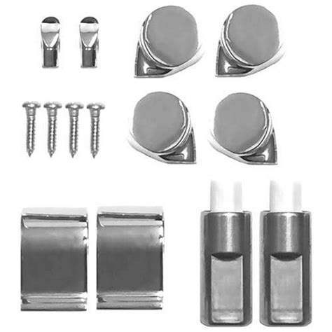 Buy Senso and Giralda Chrome Soft Close Toilet Seat Hinge Set with End ...