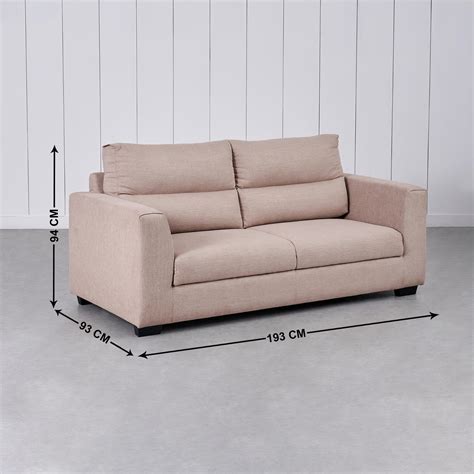Buy Ellora Fabric 3+1+1 Seater Sofa Set - Beige from Home Centre at ...