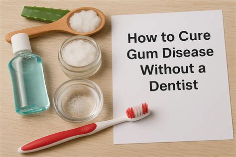 How to cure gum disease without a dentist