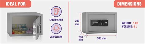 Godrej Forte Pro 10 Litres Digital Electronic Safe Locker for Home ...
