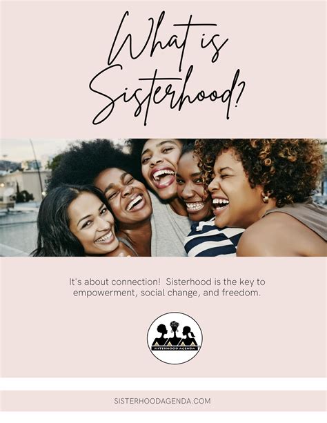 What is Sisterhood? - Sisterhood Agenda