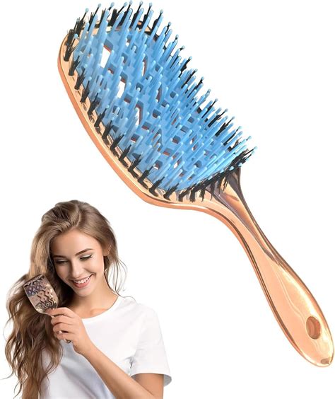 Amazon.com : Detangling Hair Brush,Vented Hair Brush for Curly, Thick ...