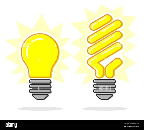 Energy Efficient Light Bulbs Clipart