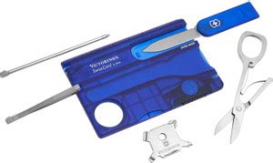 Victorinox Swiss Card Lite Saphhire Blue Translucent Multi-utility ...