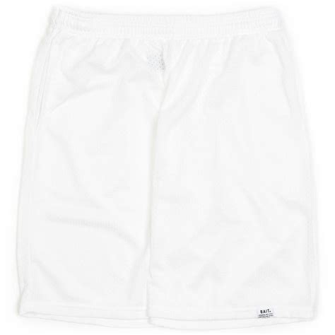 BAIT Men Nylon Basketball Shorts white