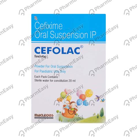 Cefolac 50 MG/5ML Suspension (30): Uses, Side Effects, Price & Dosage ...