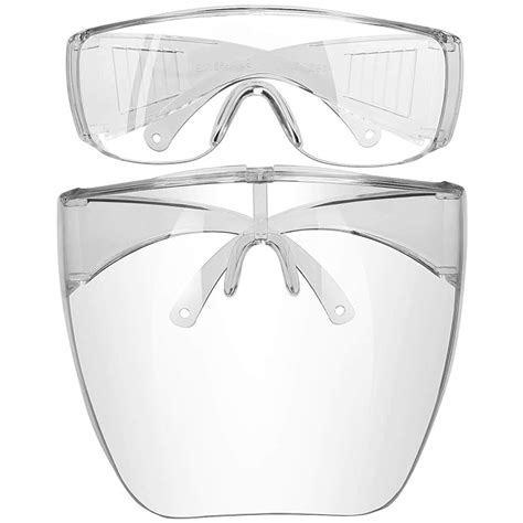 SUMAX Safety Face Shields Glasses Anti Fog Industrial Goggles Reusable ...