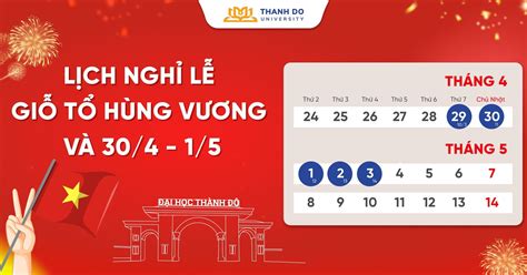 THÔNG BÁO NGHỈ LỄ NGÀY GIỖ TỔ HÙNG VƯƠNG (10/3 ÂM LỊCH), NGÀY GIẢI ...