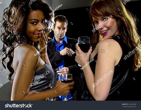 Women Seducing Man Bar Nightclub Stock Photo 245463289 | Shutterstock