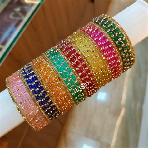 Rose baby shower bangles combo(2 hands) – Rosin