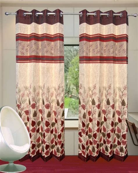 Buy KHUSHBOO PARDA HOUSE 274 cm (8.99 ft) Jacquard Room Darkening Long ...