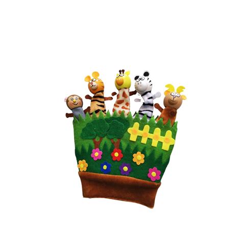 Buy Toodles Learning Animal Hand Glove Puppet Set - 5 Adorable Puppets ...