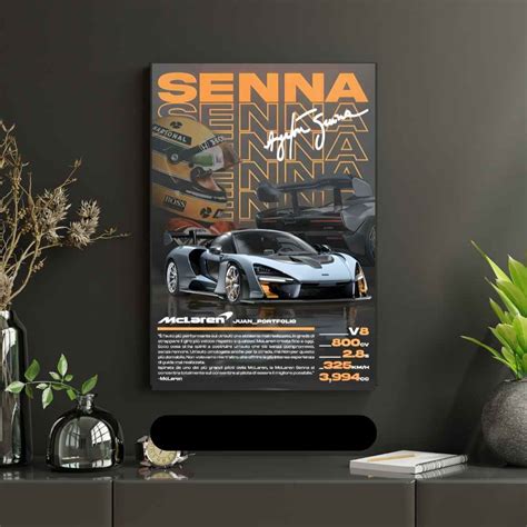 McLAREN Senna |#2 | - Premium Car Poster - Pulp & Pixel
