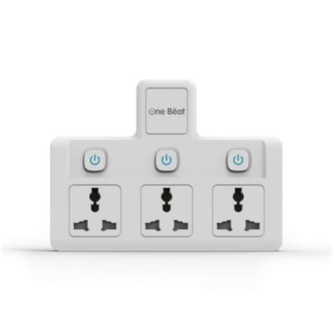 One Beat Cordless Extension Board with Individual Switch-Multi Plug ...
