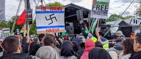 以色列像纳粹？伦敦大游行震撼你|伦敦|以色列|抗议_新浪新闻