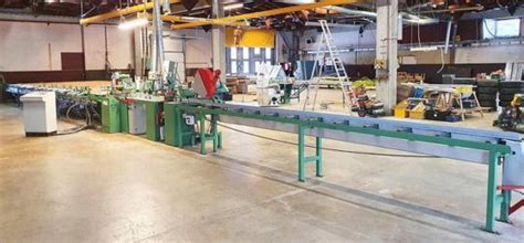 KRÜSI Log House Production Line Type CM 40 in Malax, Ostrobothnia, Finland